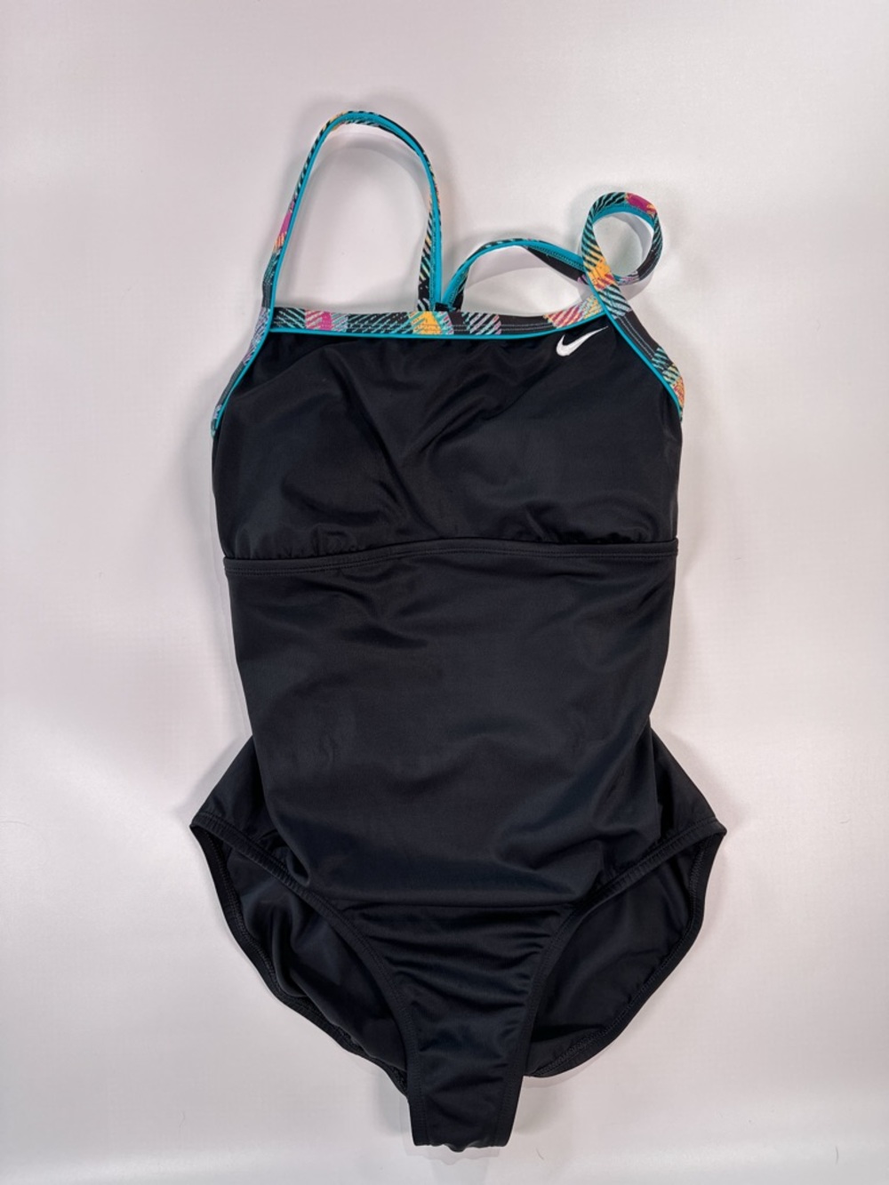 Nike Women’s Racerback One Piece Swimsuit Black Size L - Picture 2 of 12